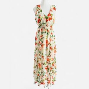 Kate & Lily Petite Floral Smocked Maxi Dress Size 4P